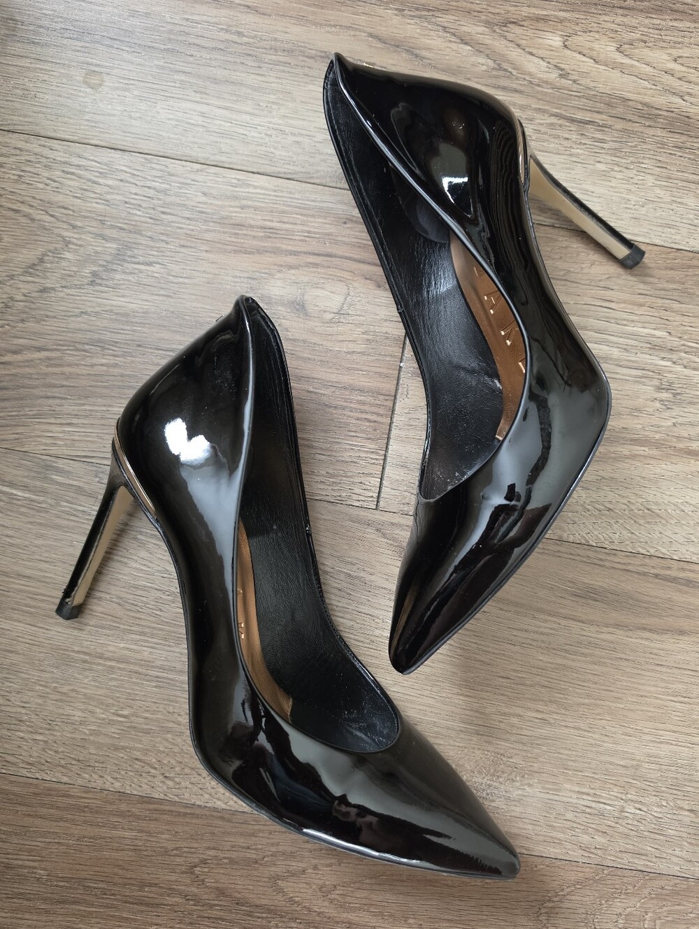 Ted Baker Classic Black Stiletto Pumps 38